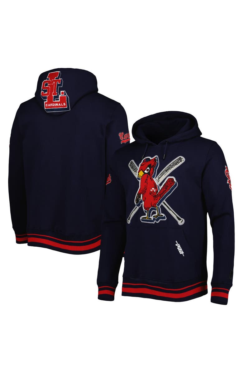 PRO STANDARD Men's Pro Standard Navy St. Louis Cardinals Mash Up Logo Pullover Hoodie, Main, color, Navy