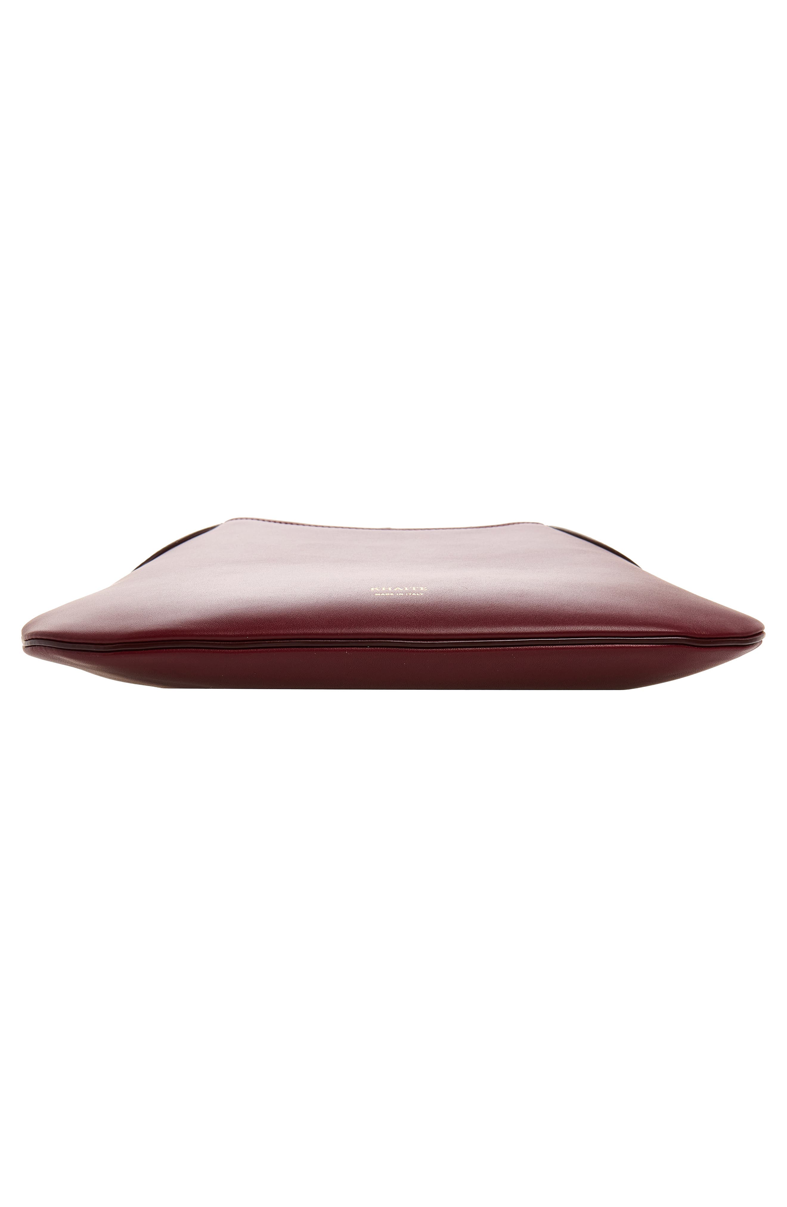 Khaite Small Joan Leather Hobo Bag, Alternate, color, Oxblood