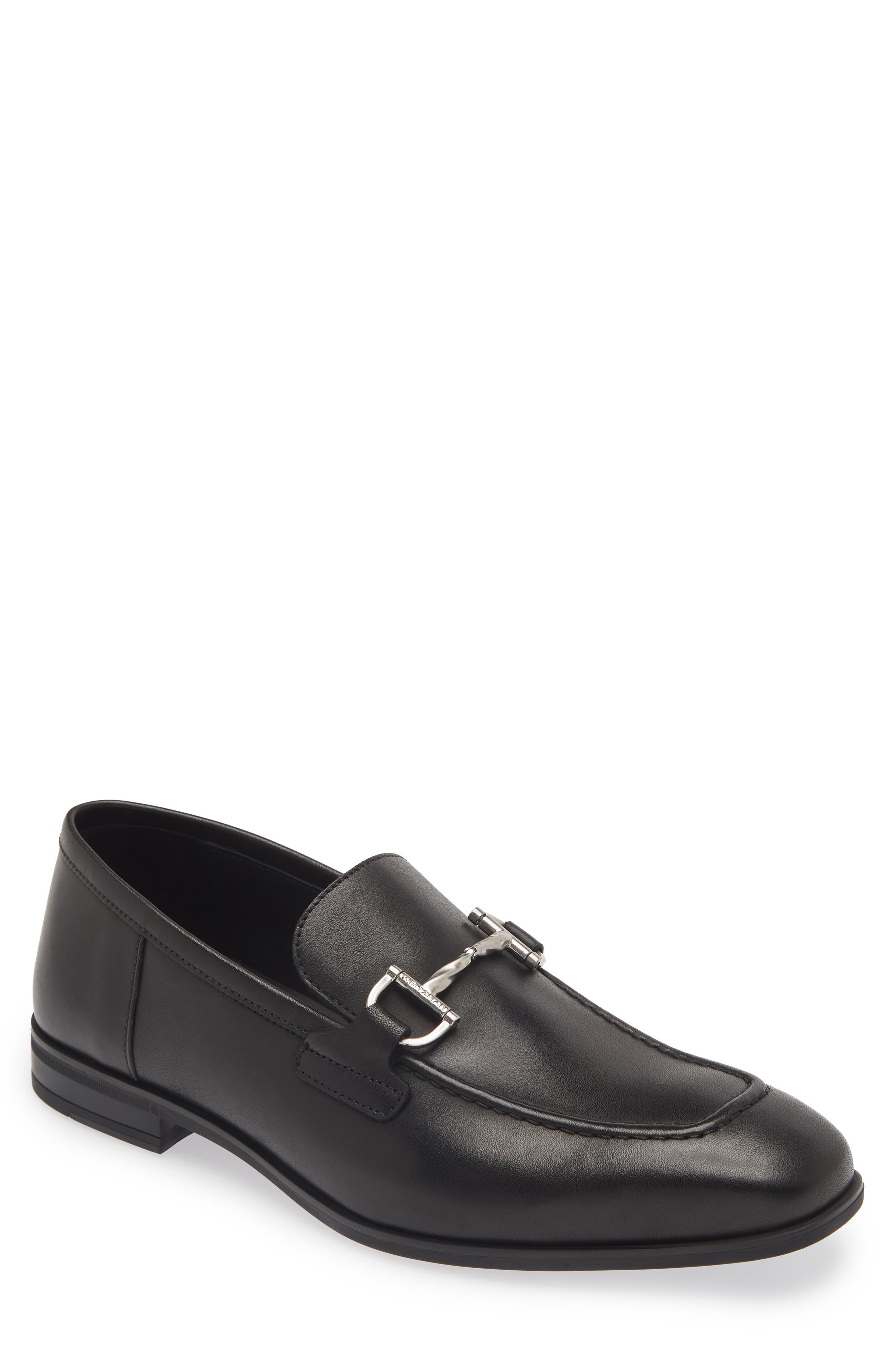 Stuart Weitzman Simon Twistbit Loafer, Main, color, Black