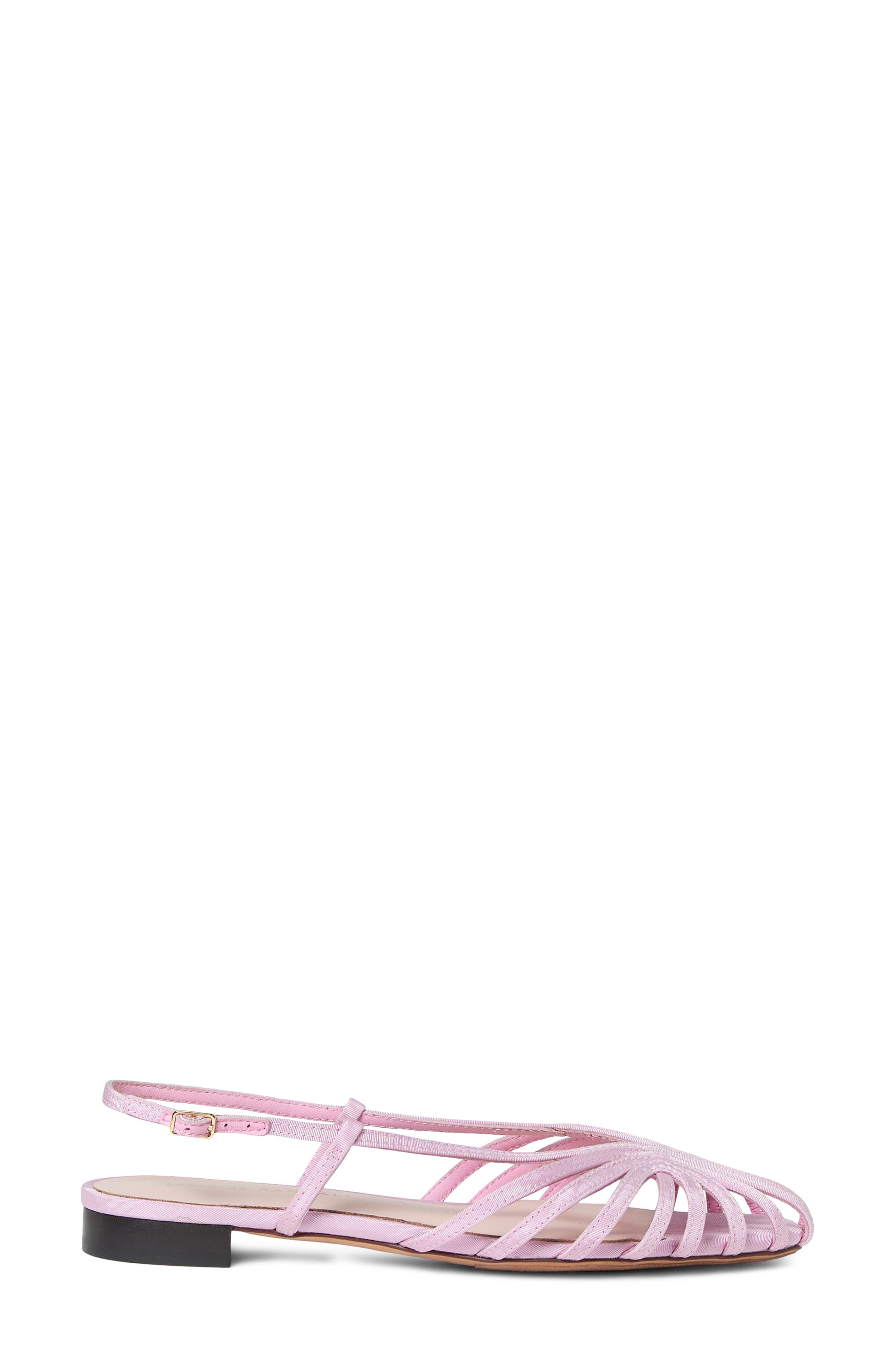 Loeffler Randall Devon Lattice Slingback Sandal, Alternate, color, Powder Pink