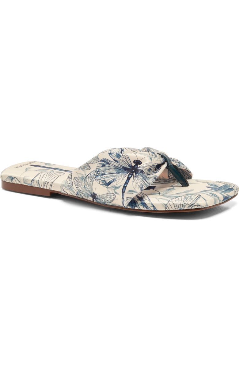 Free People Tia Print Slide Sandal, Main, color, Dragonfly Bandana