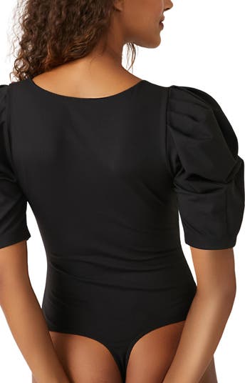 【Free People】Va Va Voop ロング Free People Va Va Voop Puff Sleeve Bodysuit | Nordstrom