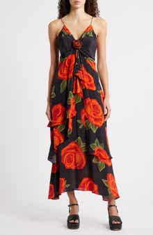 FARM Rio Latin Roses Floral Dress
