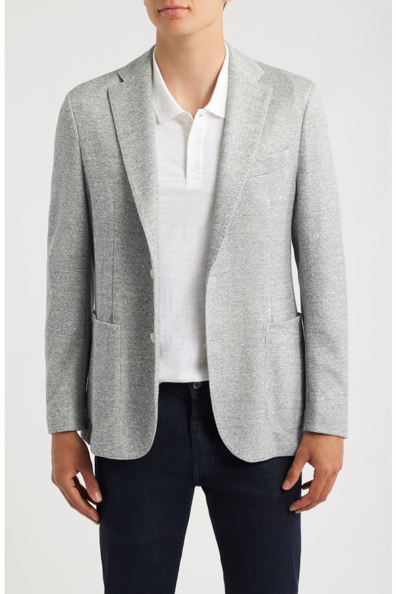 Hanry Slim Fit Knit Cotton Blend Sport Coat, Main, color, OPEN BLUE