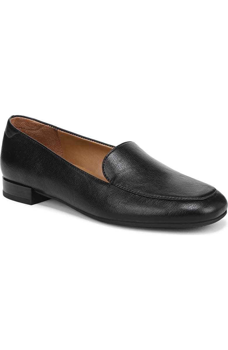 Naturalizer Dahlia Loafer, Main, color, Black Faux Leather