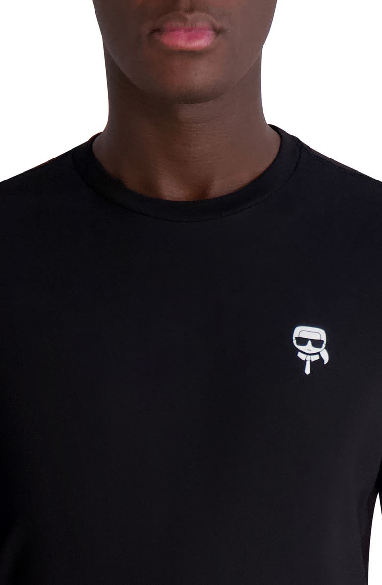 KARL LAGERFELD PARIS Small Karl Graphic T-Shirt, Alternate, color, Black