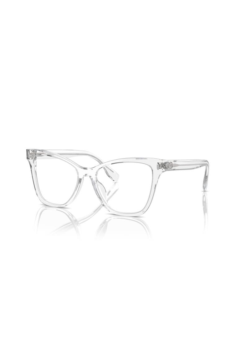 53mm Cat Eye optical glasses, Main, color, Transparent