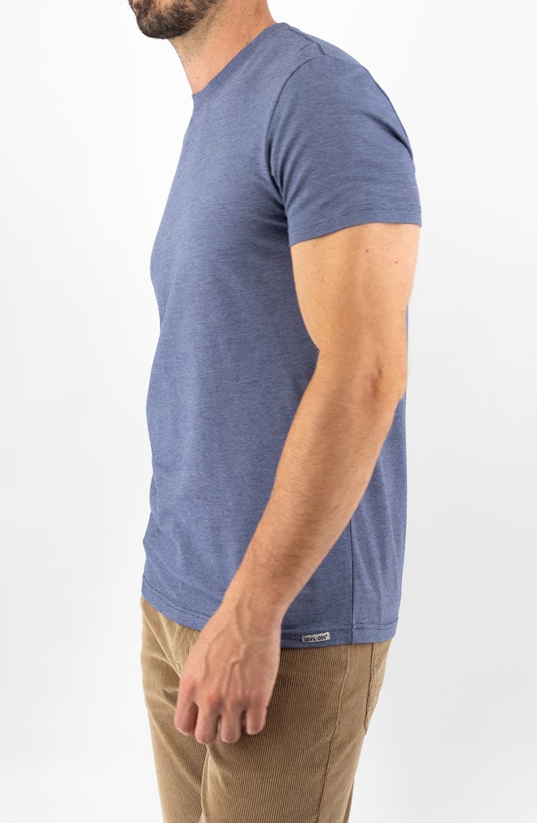 Devil-Dog Dungarees Feeder Stripe T-Shirt, Alternate, color, Light Navy