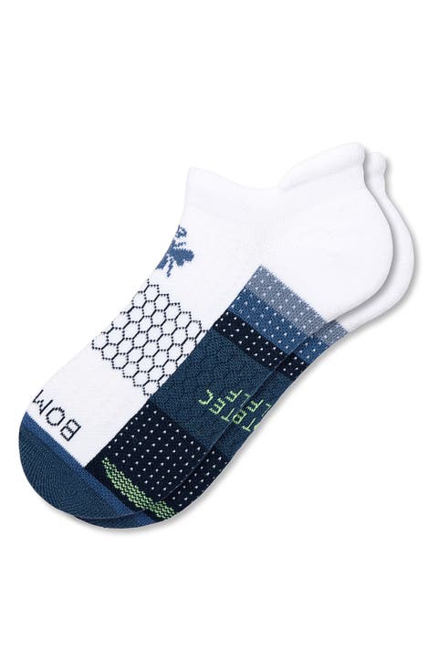 Solid Contrast Toe Golf Ankle Socks