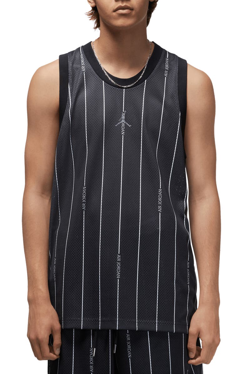 Jordan Essentials Stripe Mesh Jersey, Main, color, 