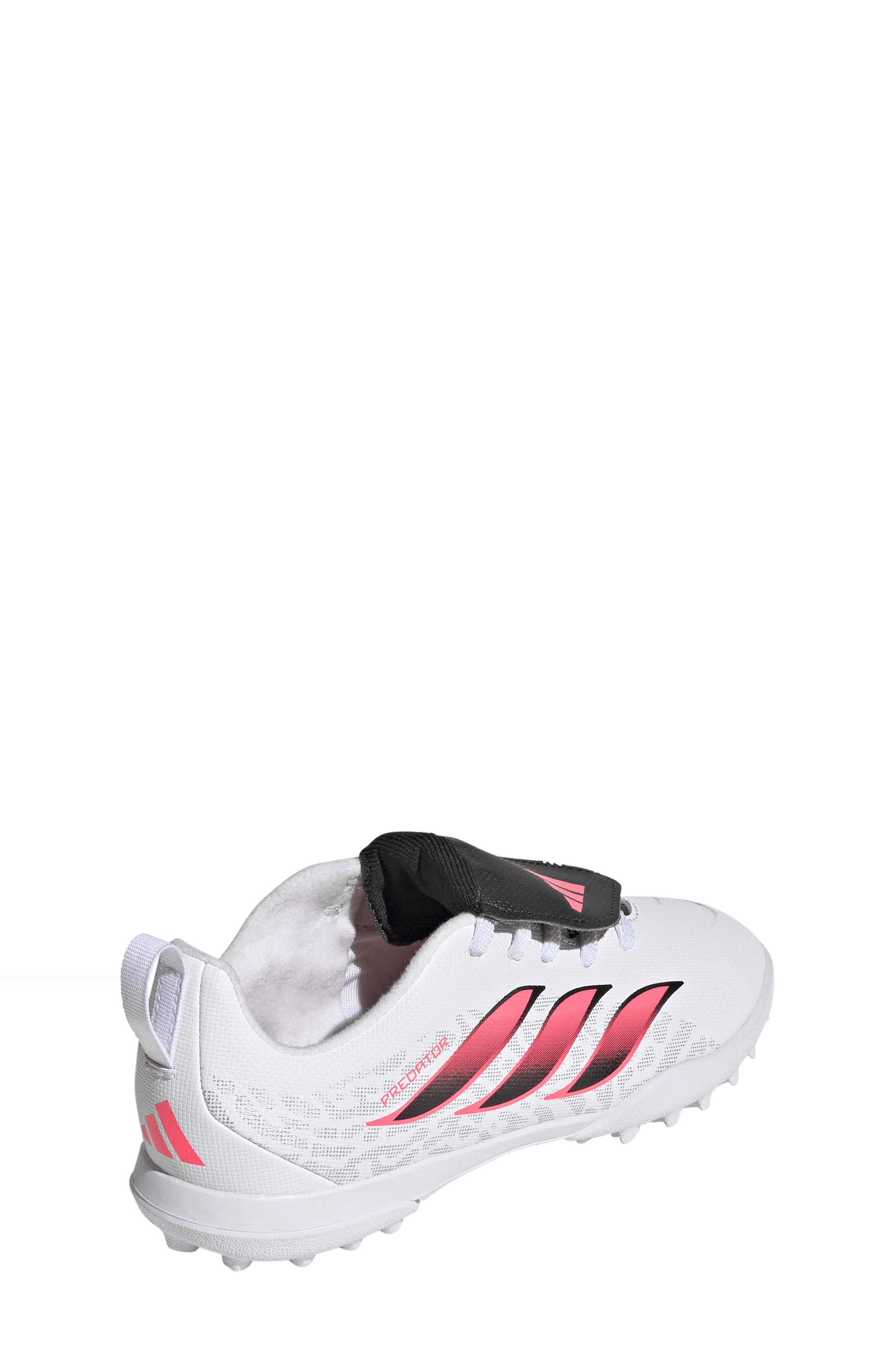Kids' Predator Club Soccer Cleat, Alternate, color, WHITE/ TURBO/ BLACK