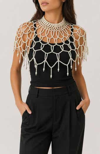 Pearl Collar Capelet