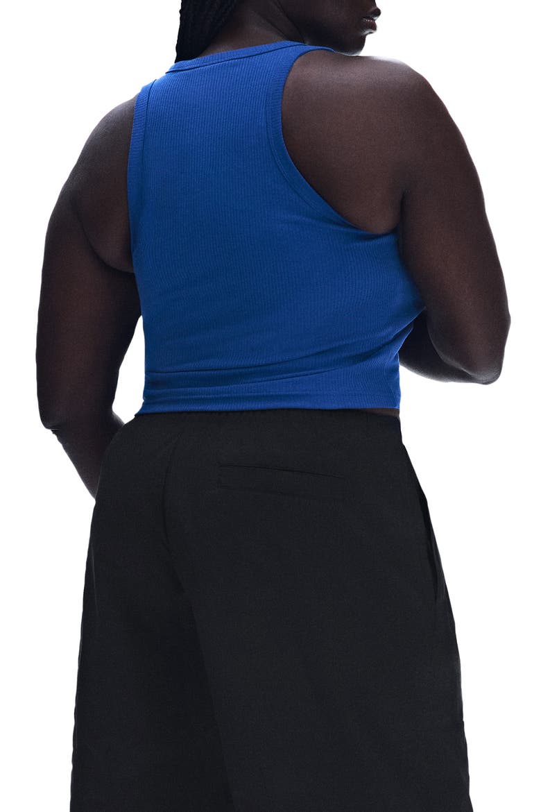 x Zendaya All Day Rib Tank, Alternate, color, INDIGO