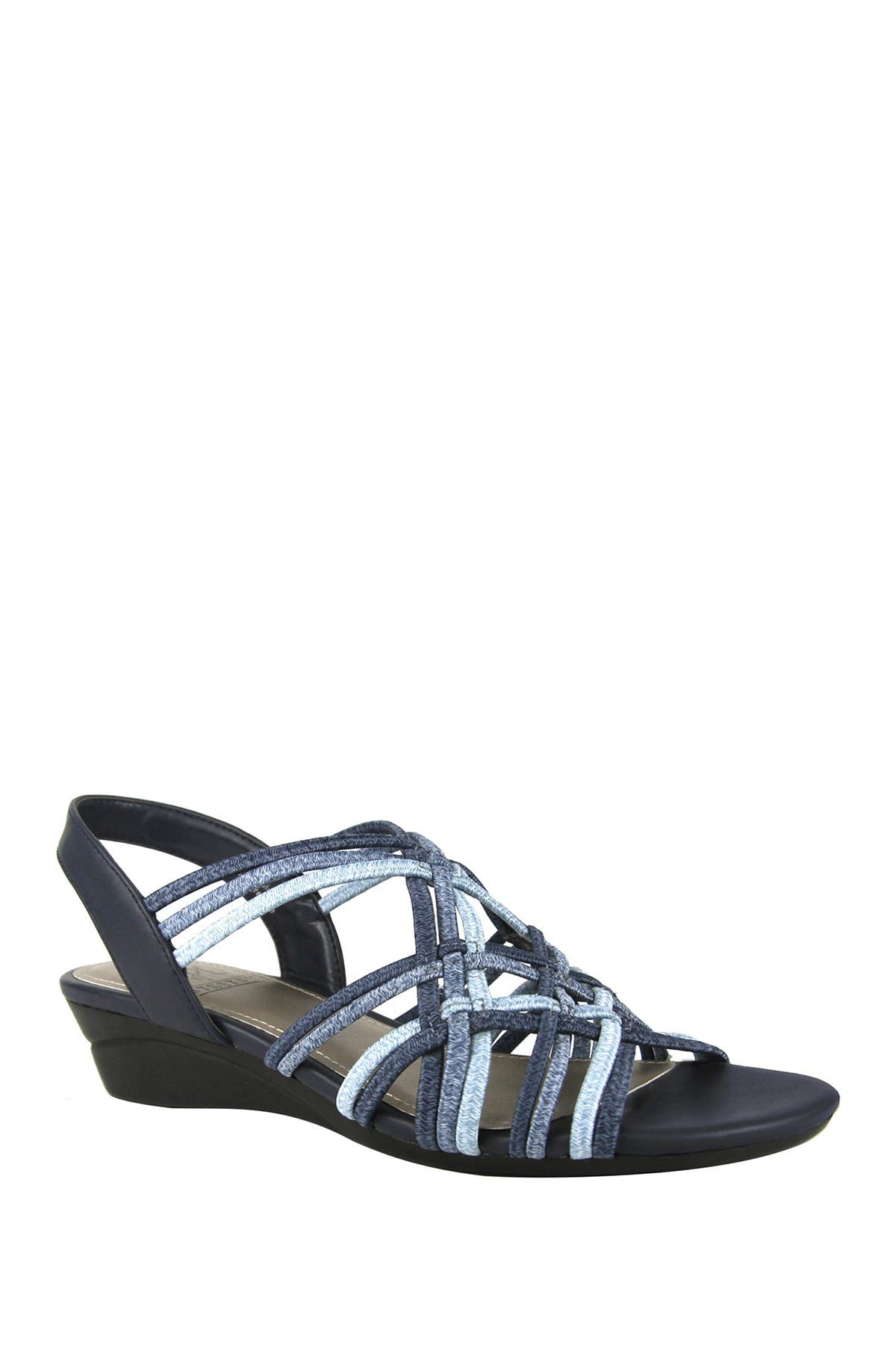 Impo Rainelle Stretch Wedge Sandal - Wide Width Available, Main, color, 