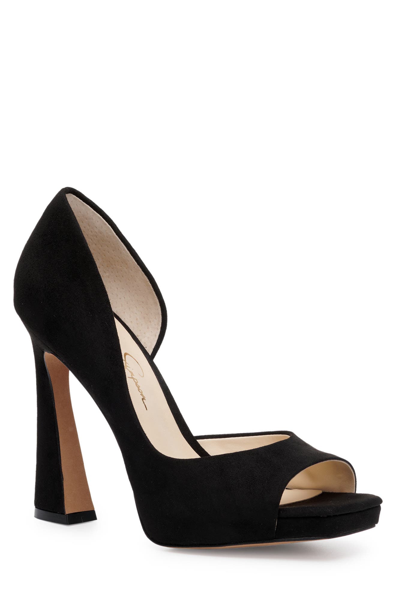 Jessica Simpson Chirla Half d'Orsay Peep Toe Pump, Main, color, 