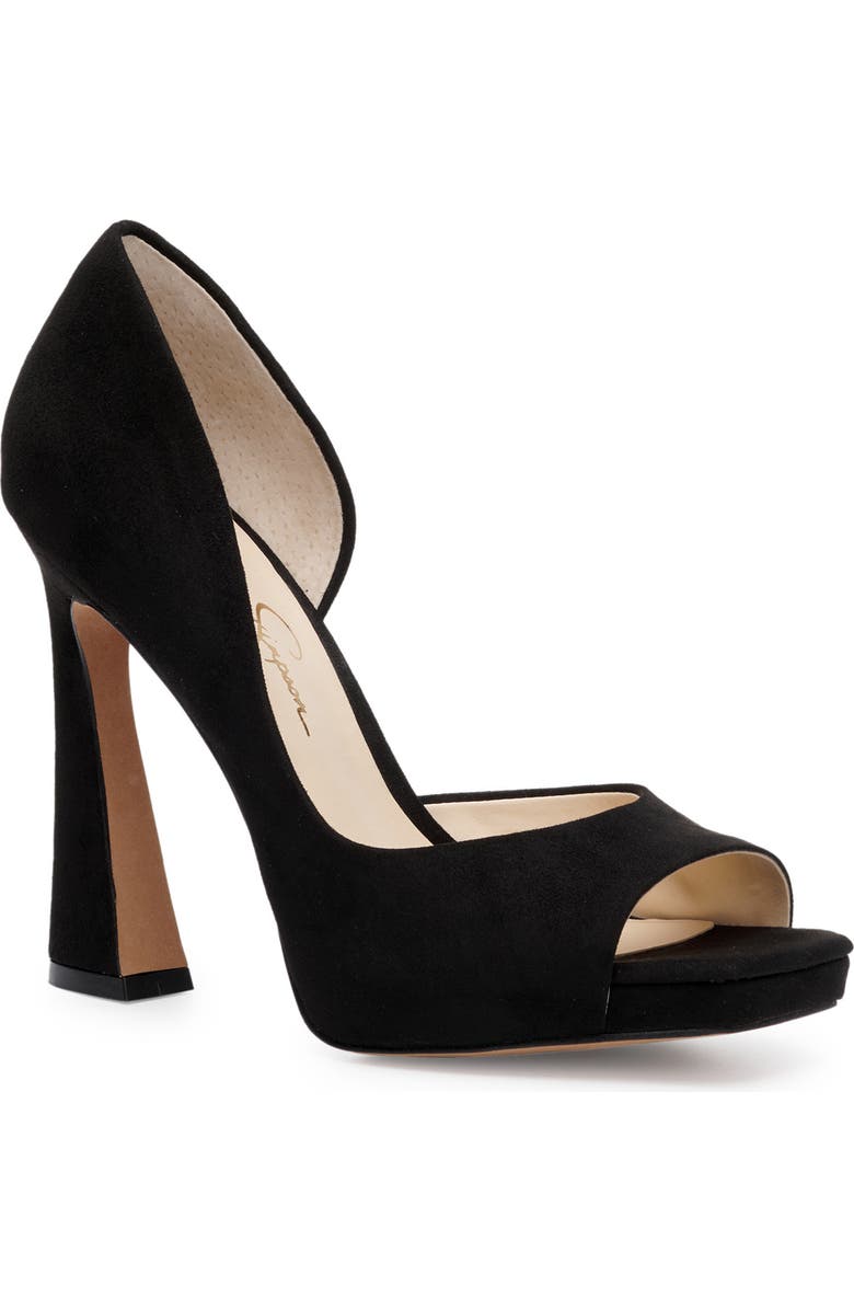 Jessica Simpson Chirla Half d'Orsay Peep Toe Pump, Main, color,