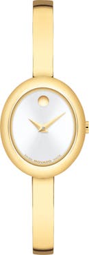 Movado Museum Oval Bangle Watch, 22mm x 26mm