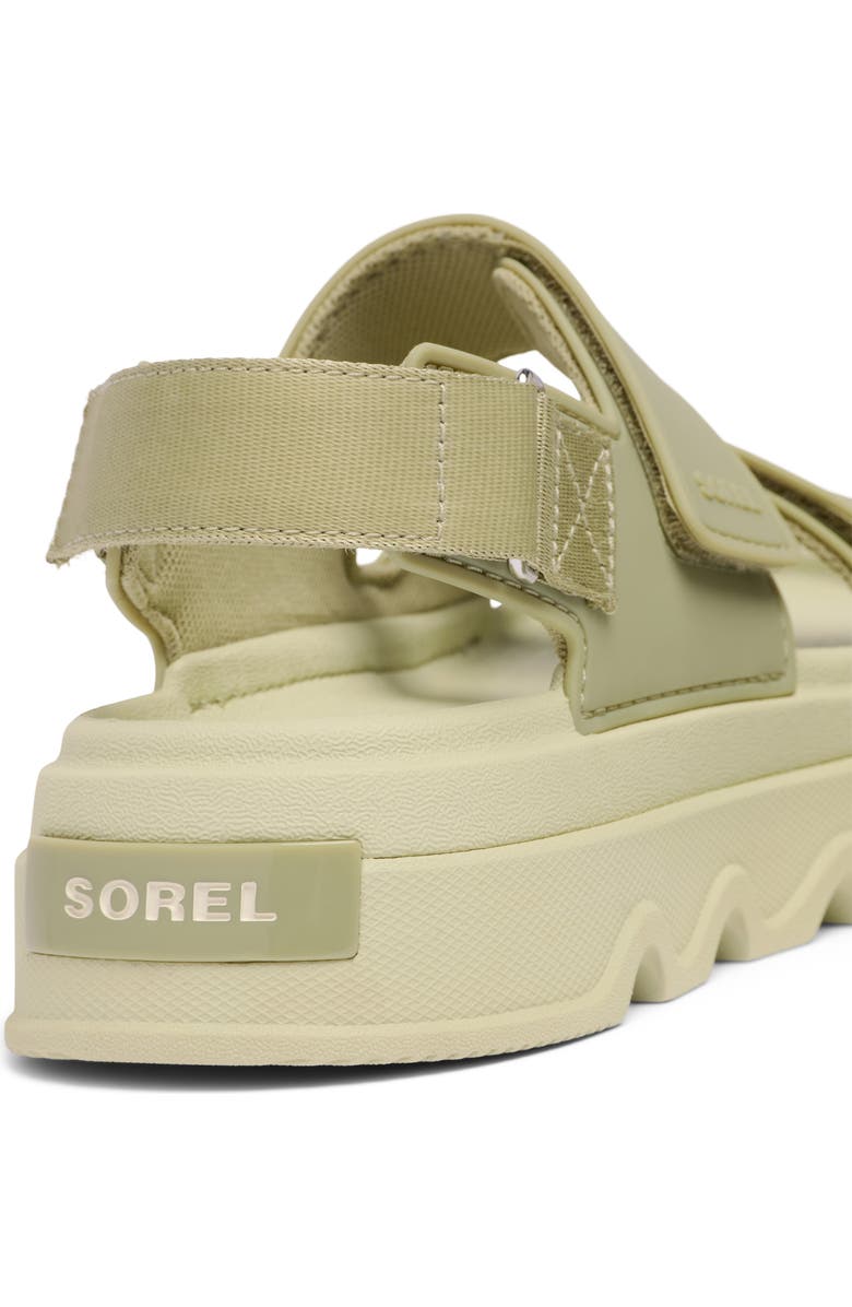 SOREL Kinetic<sup>™</sup> Sunchase Slingback Sandal, Alternate, color, Dusty Twill/ Light Aloe