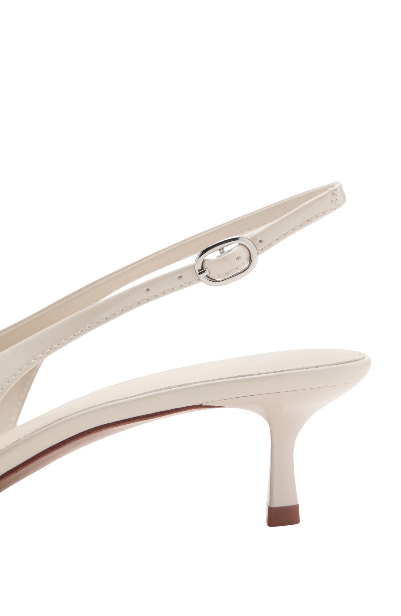 Pointed Kitten Heel Pump, Alternate, color, SHINY ECRU