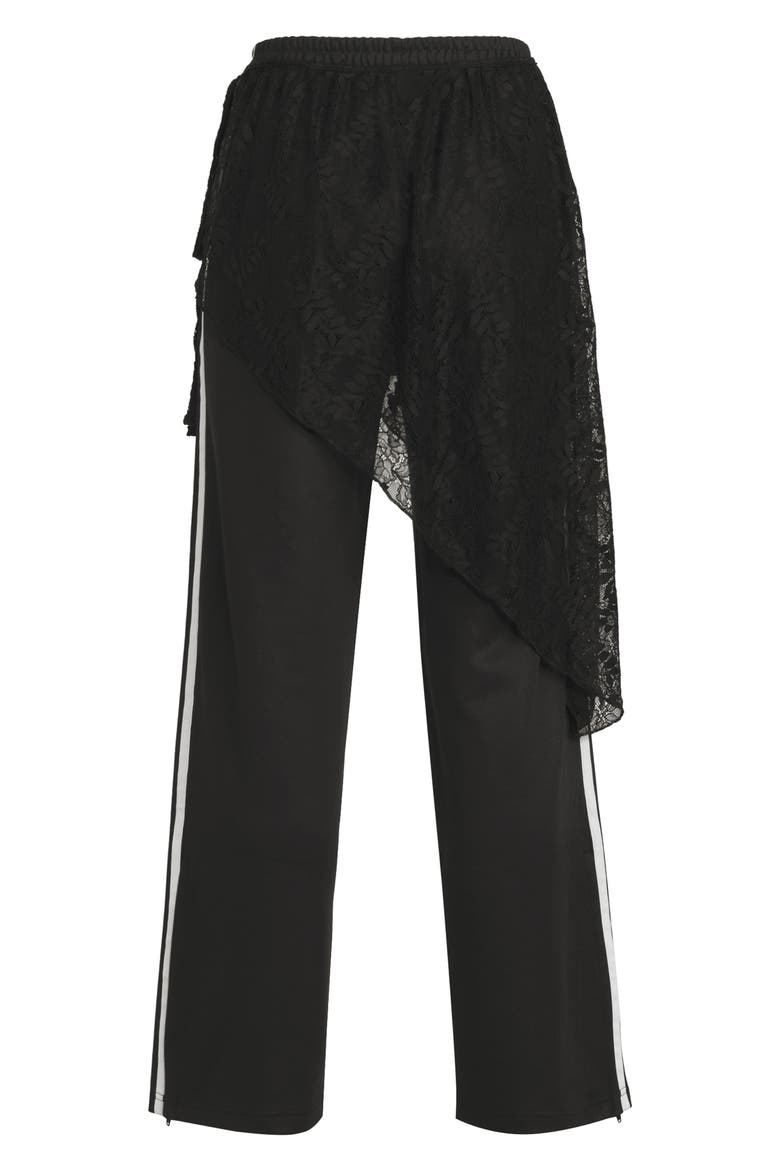 Firebird 2-in-1 Lace Track Pants, Alternate, color, BLACK