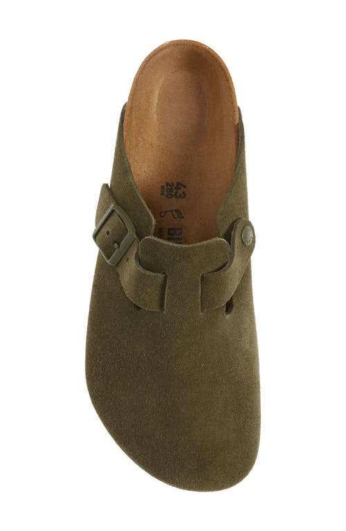 Birkenstock Boston Soft Clog In Green