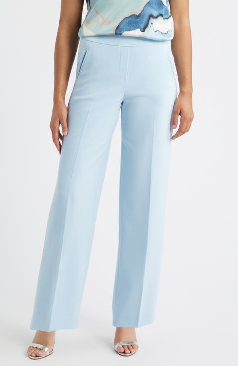 High Waist Wide Leg Pull-On Pants