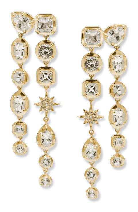 Melia Grace Double Piercing Drop Earrings