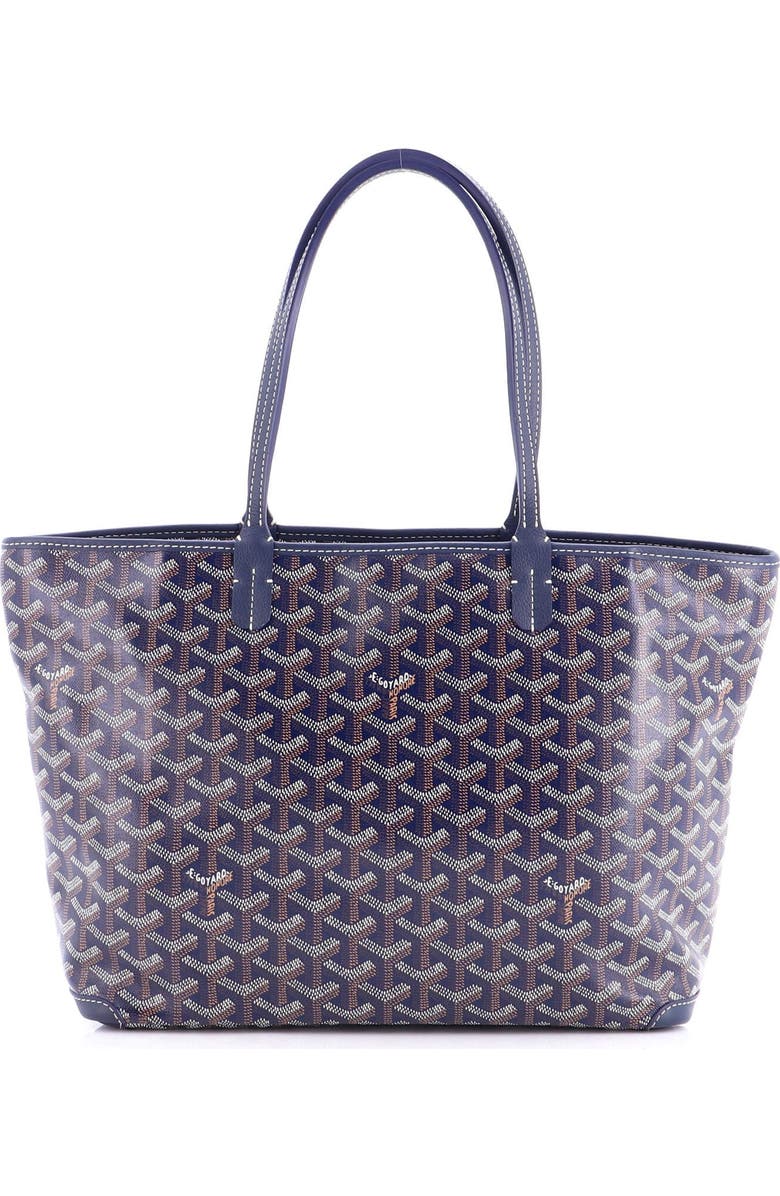 Pre-Owned Goyard Artois Tote Coated Canvas PM, Alternate, color, Blue