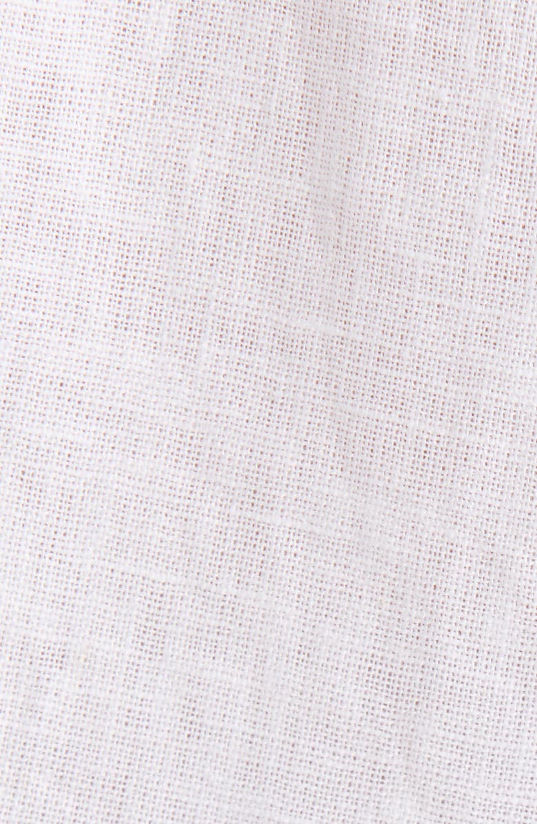 Nordstrom Vacation Linen Blend Nightgown, Alternate, color, White