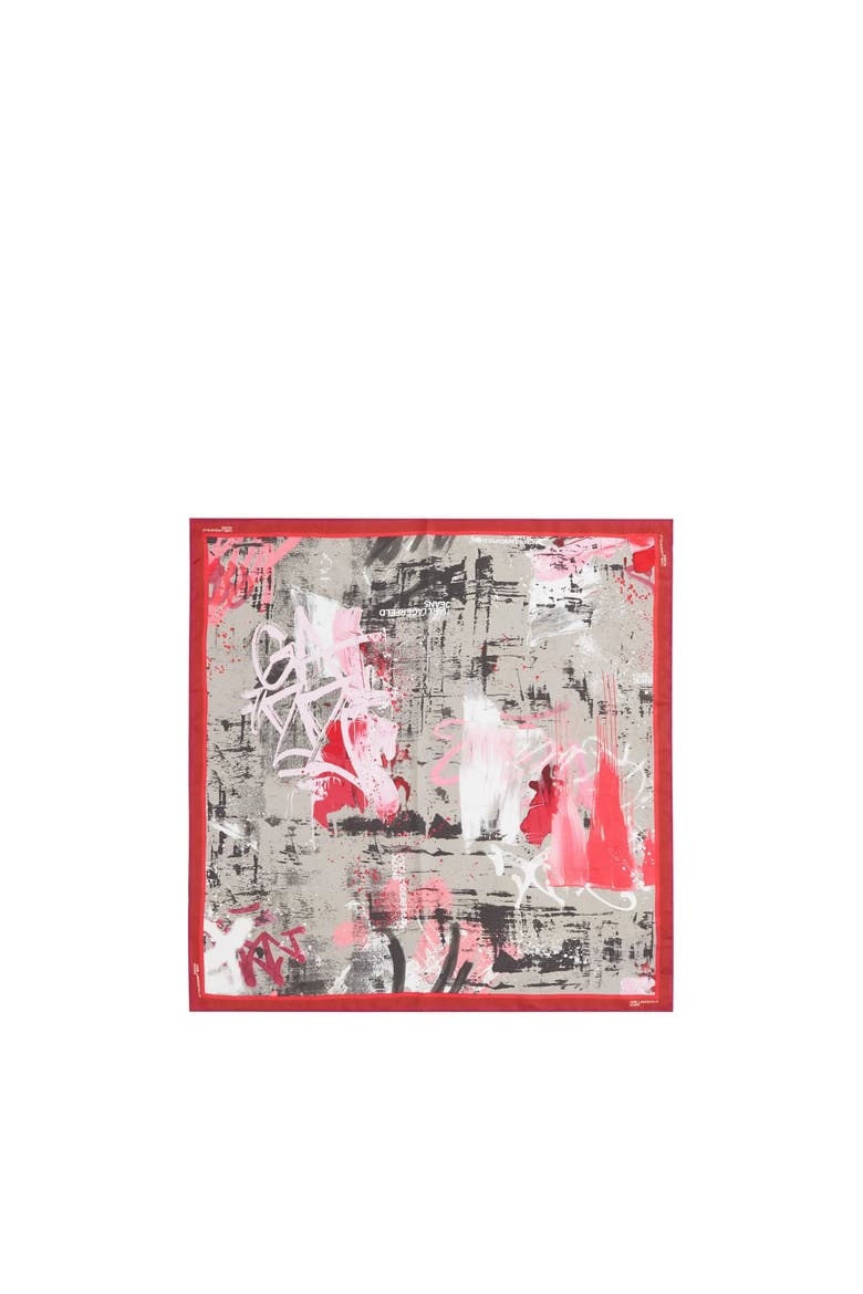 Women's Graffiti Bandana, Alternate, color, Painters Print AOP Pink