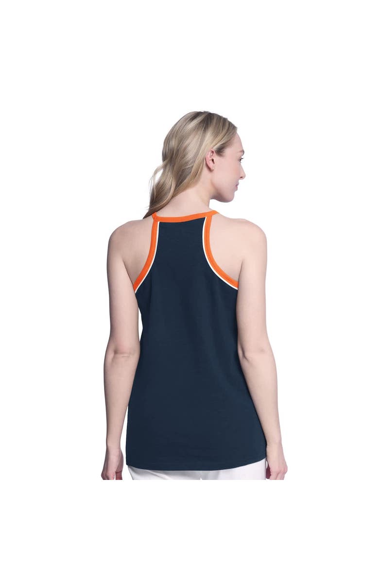 G-III 4HER BY CARL BANKS Women's G-III 4Her by Carl Banks Navy Detroit Tigers Curveball Racerback Tank Top, Alternate, color, Navy