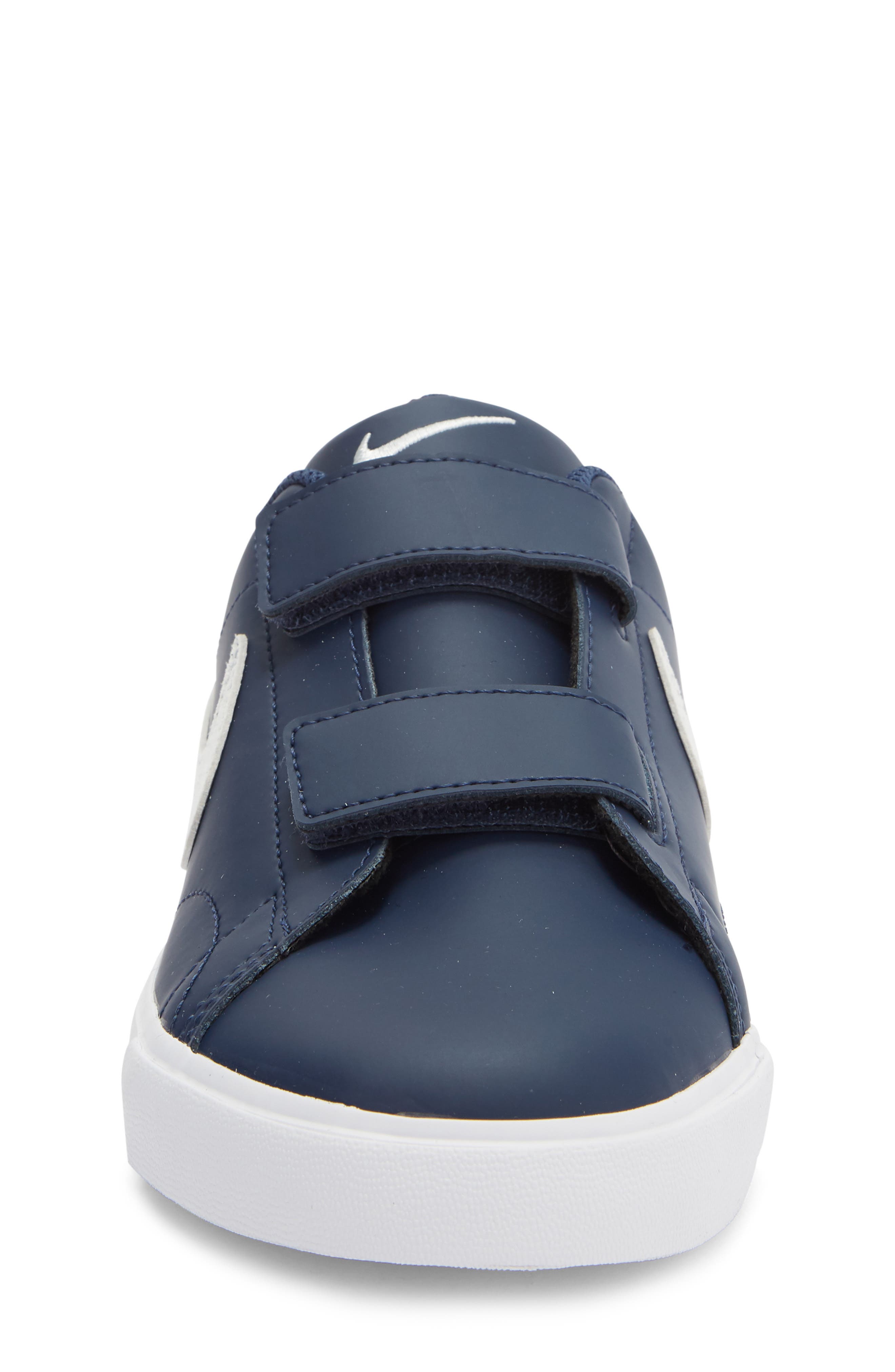 Kids' Tennis Essential Sneaker, Alternate, color, NAVY/ PURE PLATINUM/ WHITE