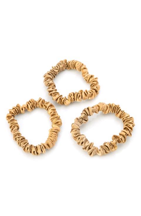 3-Pack Skinny Silk Scrunchies