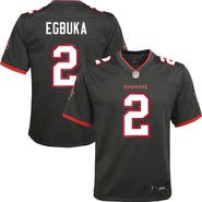 Nike Youth Nike Emeka Egbuka Pewter Tampa Bay Buccaneers Alternate Game Jersey
