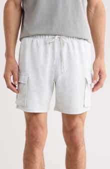 90 DEGREE BY REFLEX James 7-Inch Scuba Knit Cargo Shorts