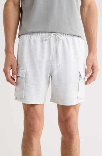 90 DEGREE BY REFLEX James 7-Inch Scuba Knit Cargo Shorts