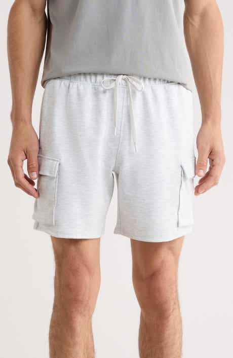 90 DEGREE BY REFLEX James 7-Inch Scuba Knit Cargo Shorts