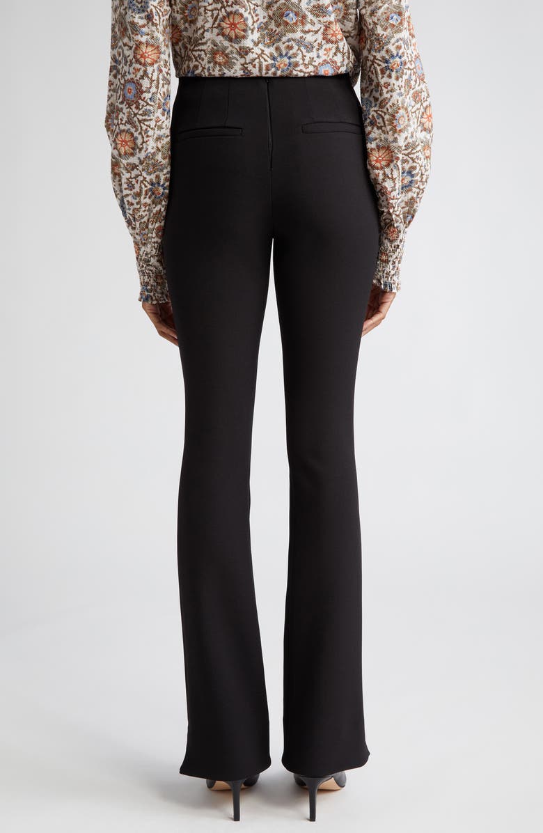 Veronica Beard Orion Pleat Front Flare Pants, Alternate, color, 