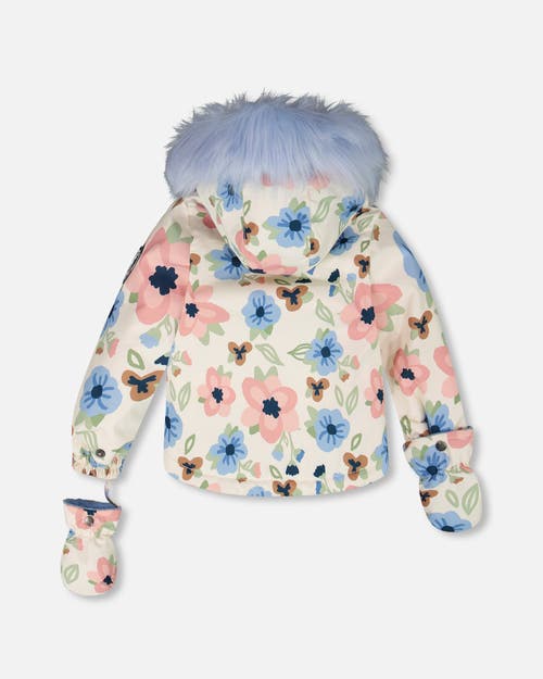 Deux Par Deux Two-piece Play Snowsuit In Blue