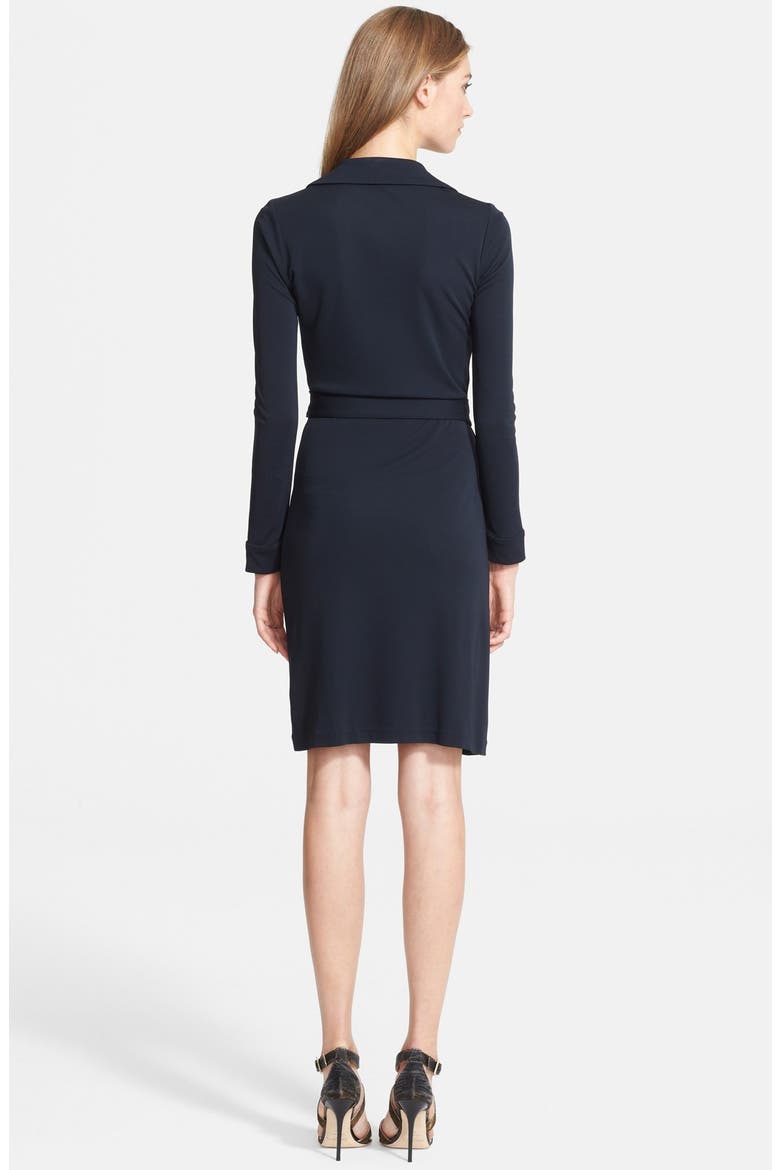 'New Jeanne Two' Jersey Wrap Dress, Alternate, color, MIDNIGHT