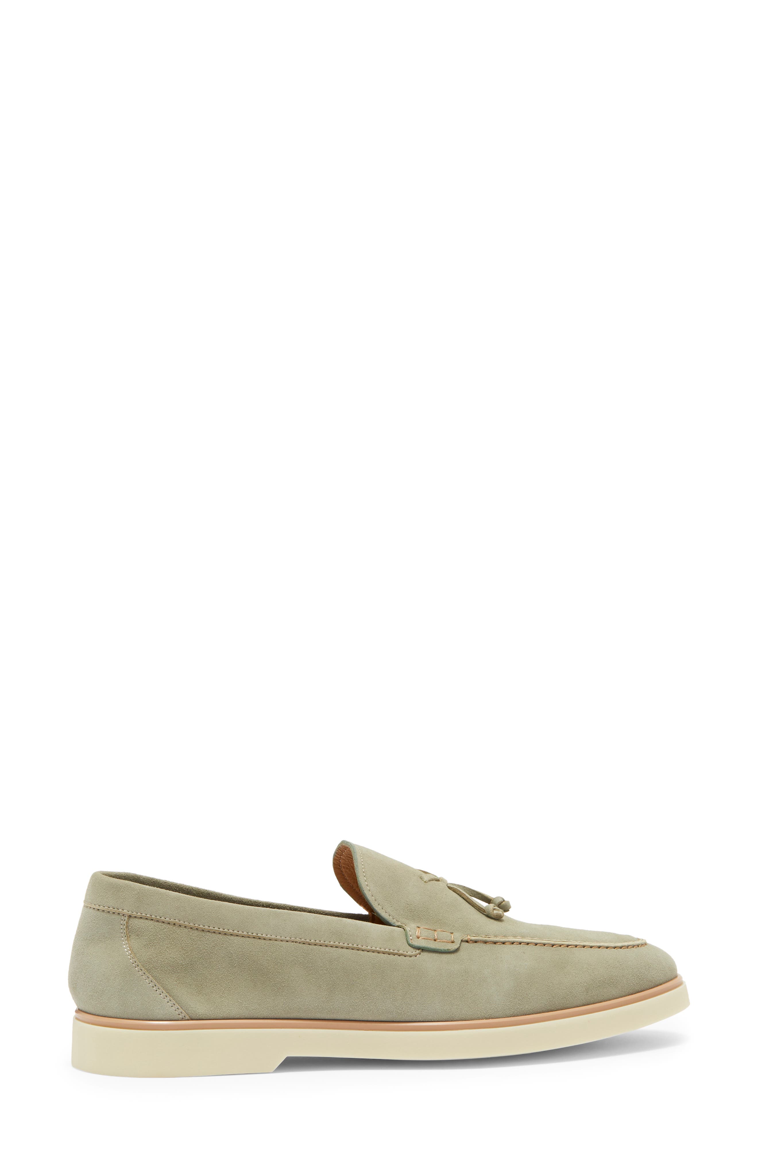Beignet Tassel Loafer, Alternate, color, GREEN