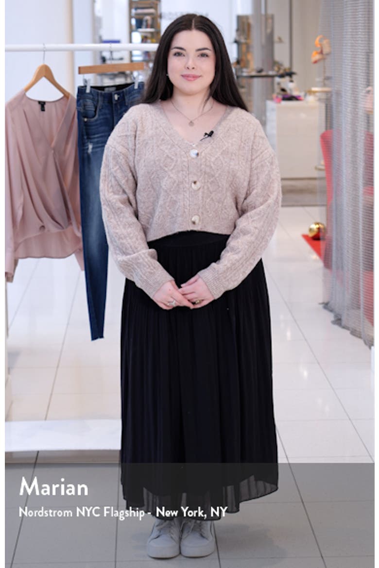 Cable Crop Cardigan video