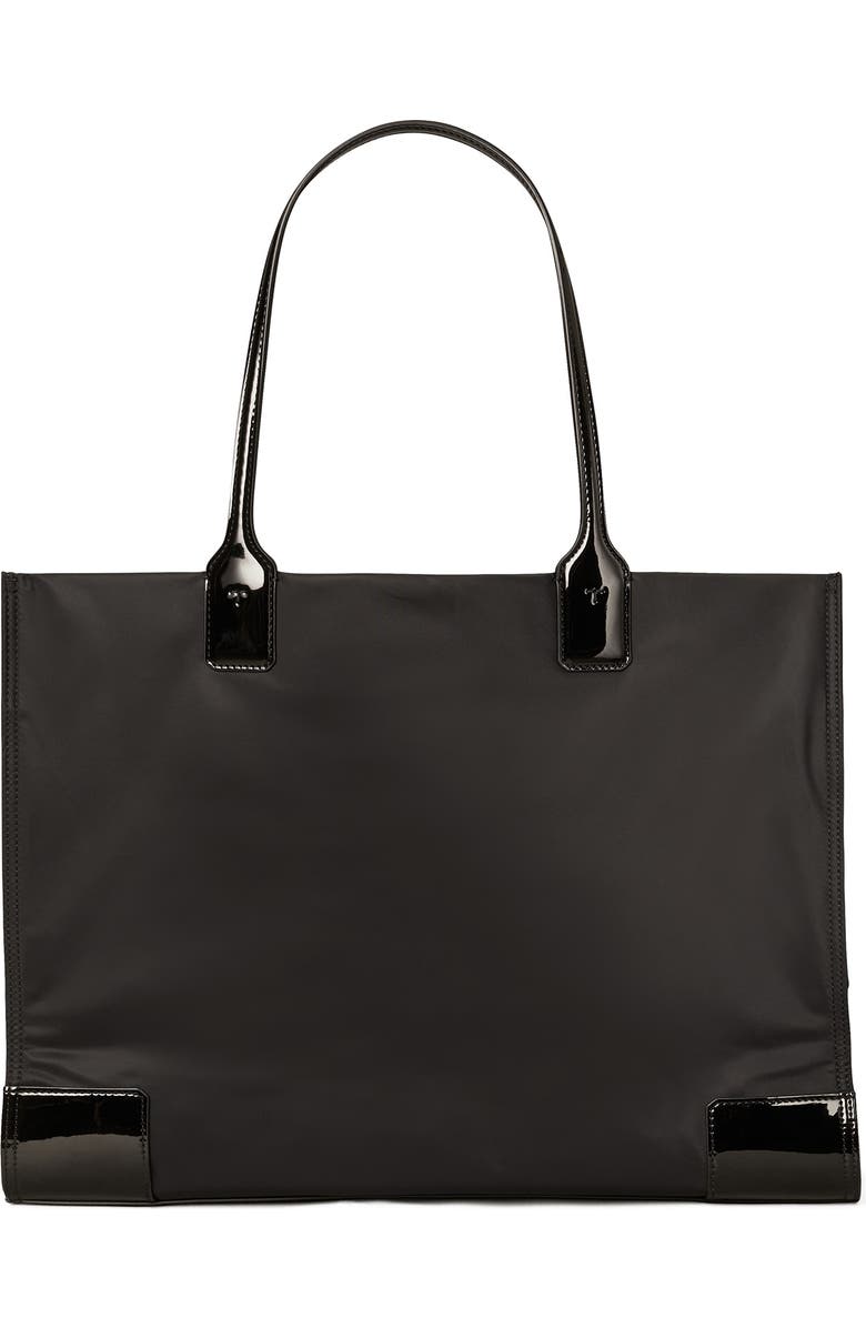 Tory Burch Ella Patent Nylon Tote, Alternate, color,