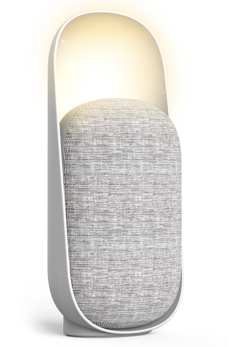 Fabric Night Light Sound Machine, Main, color, WHITE