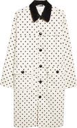 Tanner Fletcher Gender Inclusive Porter Polka Dot Coat