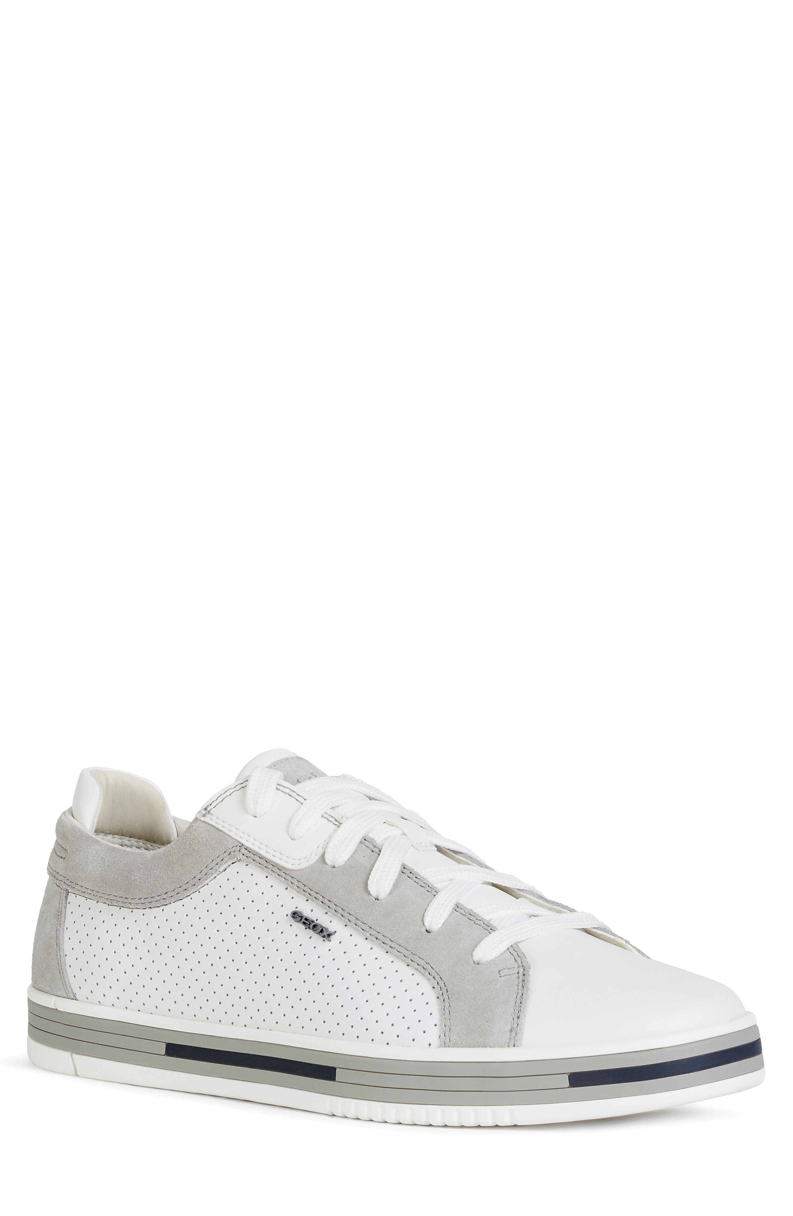 Geox Meolo Perfroated Lace-Up Sneaker, Main, color, 