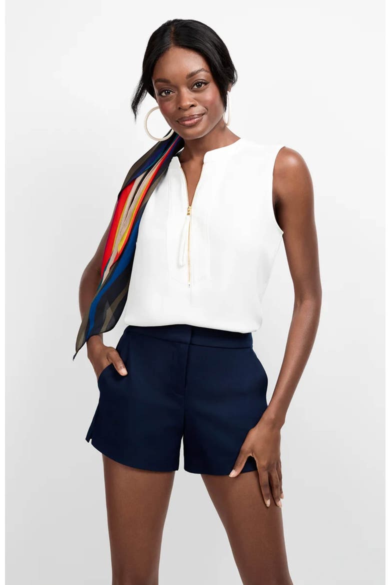 Sleeveless Kaiko Top, Alternate, color, Whitewash