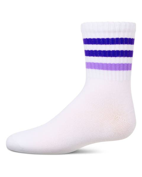 Two Tone Varsity Stripe Crew Socks (Toddler, Little Kid & Big Kid)