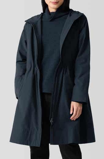 Eileen Fisher Hooded Zip Jacket