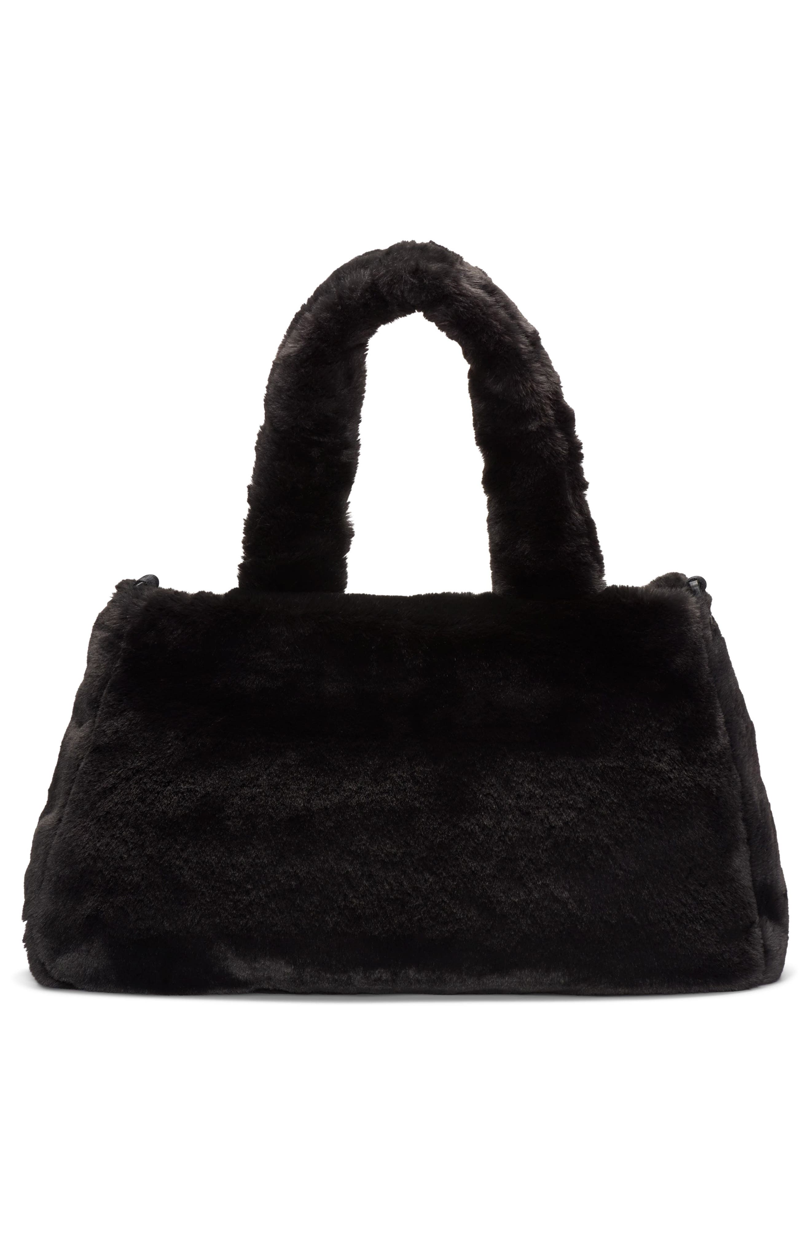 Nike Faux Fur Crossbody Bag, Alternate, color, 